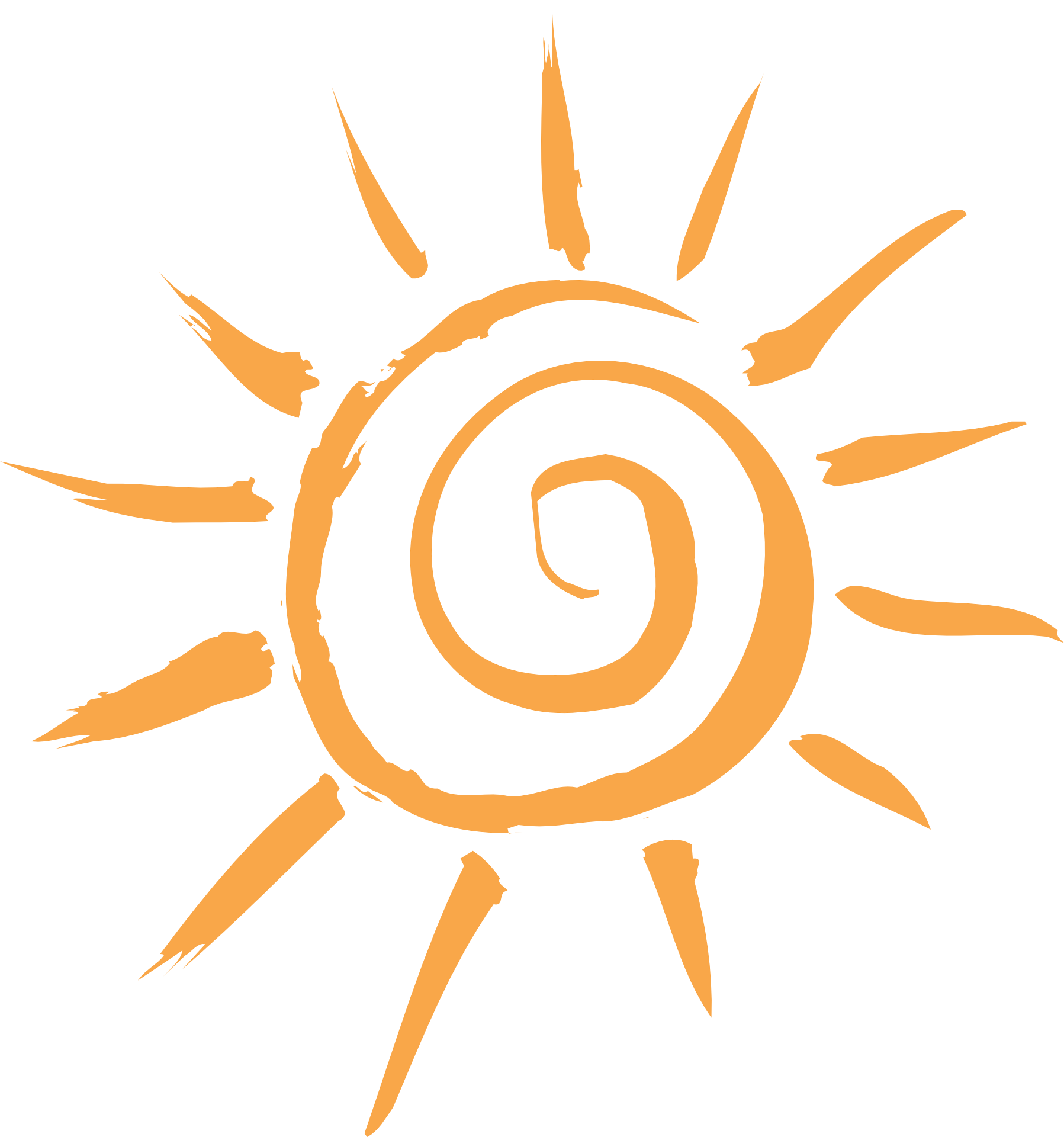 Drawing of a sun